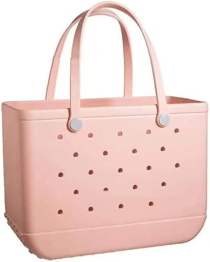 Funktionale EVA Badetasche für Damen, waschbar, wasserdicht, mit Belüftungslöchern.
