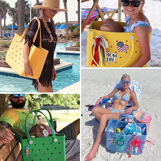 Praktische Damentasche für den Strand, EVA, waschbar, sanddicht & mit Lüftung.