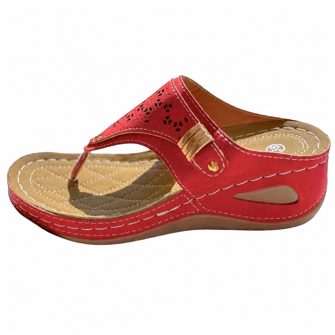 Stilvolle & bequeme orthopädische Damen Sommerschuhe, perfekt für warme Tage & Fusspflege.