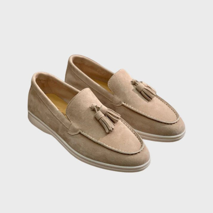 Braune Herren Loafers, elegant & bequem. Klassische Slipper für Business, Freizeit & Männer Mode.