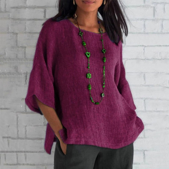 Vielseitige Damen Kurzarm-Hemdbluse, perfekt für Frühling & Sommer. Atmungsaktiv, bequem & luftig.