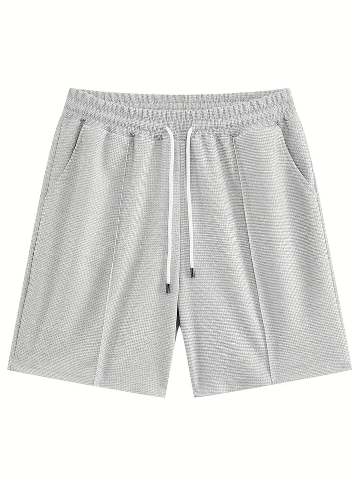 Komfortables Herren Freizeitset: Atmungsaktives T-Shirt und Shorts, perfekt zum Chillen oder Sport.