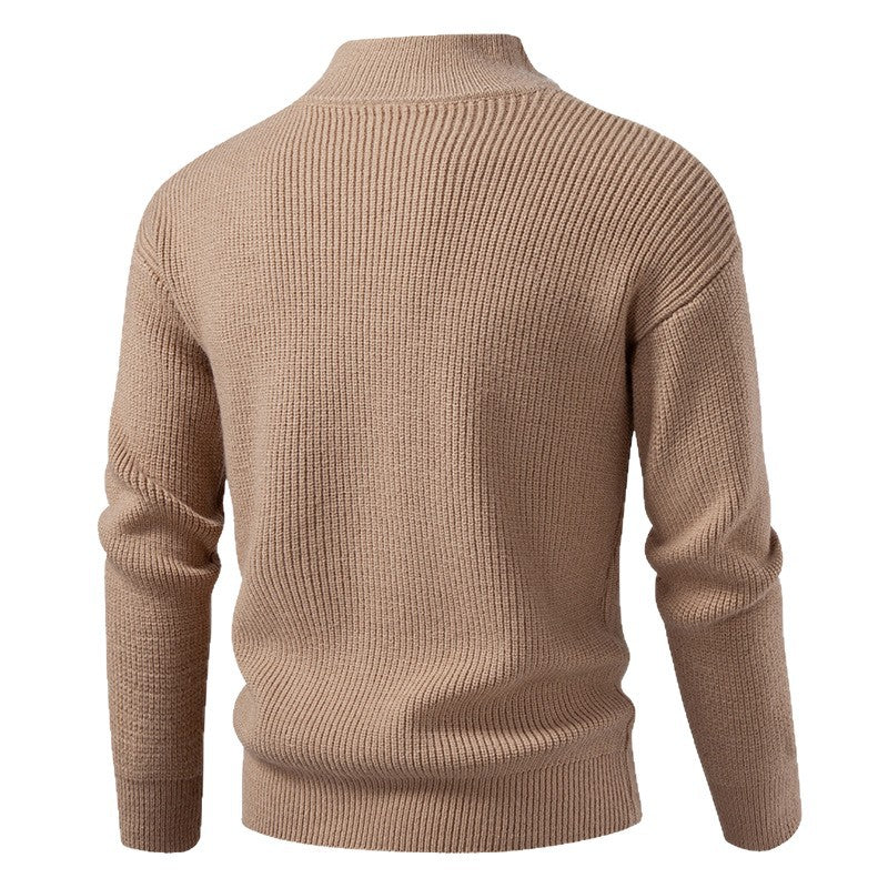 Lässige Slim Fit Herren Strickjacke mit Reißverschluss. Moderner Look für Freizeit und entspannte Tage.