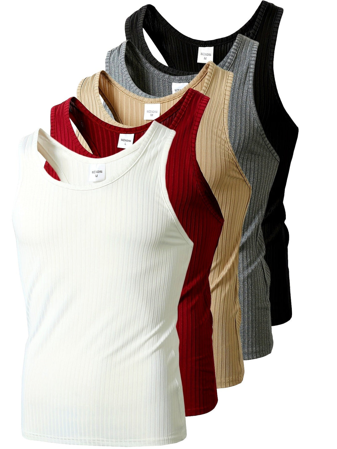 Herren Tanktop Set, klassisch-sportlich, vielseitig für Fitness & Alltag. Ärmelloses Basic-Shirt.