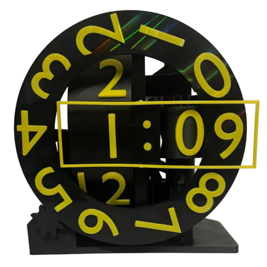 Einzigartige 3D-Wanduhr mit geometrischem Muster, ideal für moderne Wanddekoration in Büro und Zuhause.