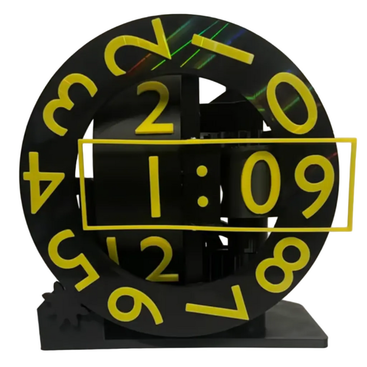 Einzigartige 3D-Wanduhr mit geometrischem Muster, ideal für moderne Wanddekoration in Büro und Zuhause.