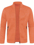 Funktionale Herren-Übergangsjacke mit Reißverschluss, perfekt für Outdoor-Aktivitäten das ganze Jahr. Ganzjährige Herrenmode.