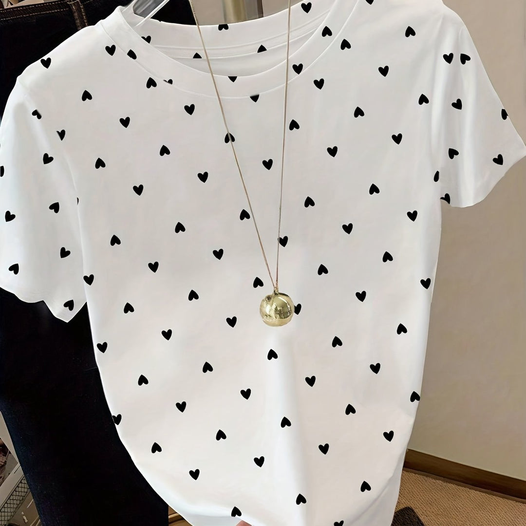 Sommerliches Damen Polka Dot Shirt mit leichtem Stoff, luftig und stilvoll für heiße Tage.