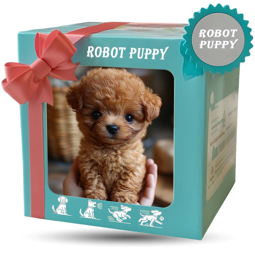 Interaktiver Plüschhund als emotionaler, lebensechter Spielgefährte für Kinder & Senioren – ein tolles Geschenk.