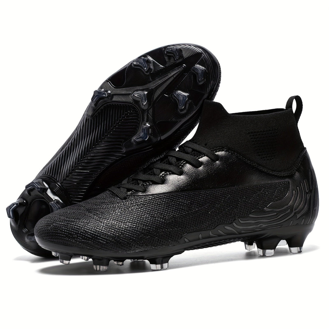 Athletische Unisex Fußballschuhe, dunkelblau, unterstützen Schnelligkeit, Präzision & Grip im Sport.