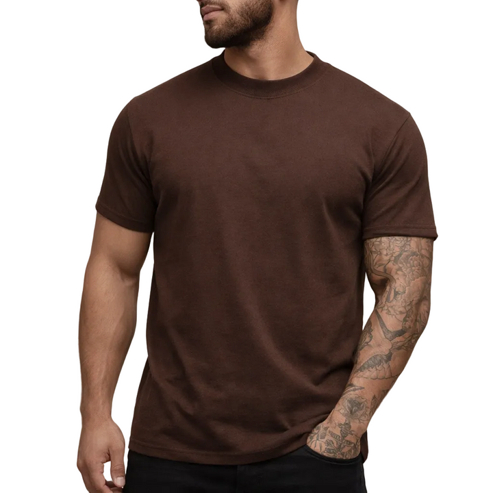 Herren Sommer T-Shirt, atmungsaktiv, kurzärmlig, slim fit, perfekt für heiße Tage & entspannte Looks.