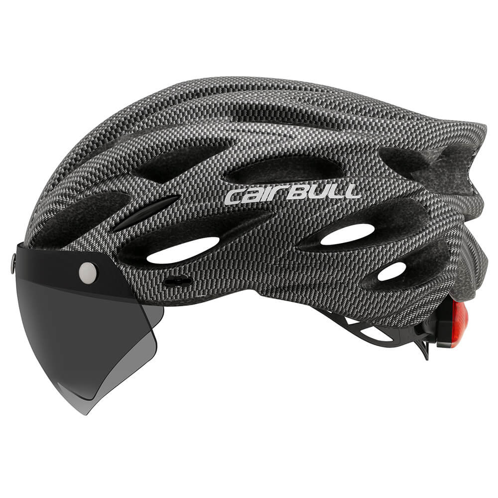 Moderner Fahrradhelm, unisex, mit klappbarem Visier, bietet optimale Sicherheit & Komfort beim Radfahren.