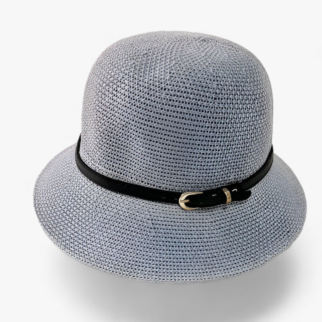 Leichter Luma Damen-Sonnenhut aus Leinen, faltbar, UV-Schutz, perfekt für den Sommerurlaub.