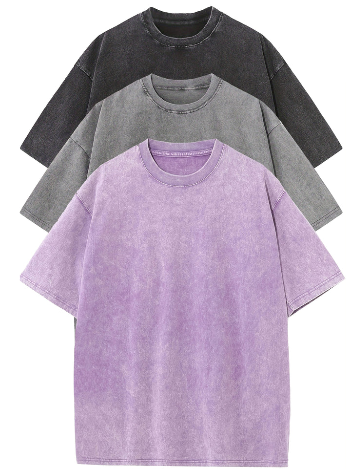 Lässiges Herren Oversize T-Shirt im Vintage Look für urbanen Streetwear-Style. Bequemes Kurzarm-Shirt für Männer.
