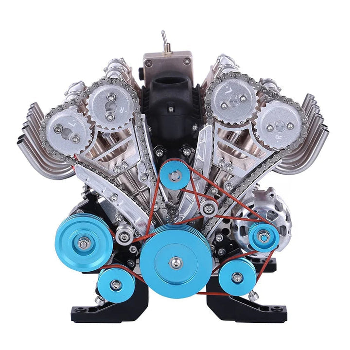 Detailgetreues V8 Motorblock Ornament als stilvolle Automobildeko. Ideales Geschenk für jeden Autoliebhaber.