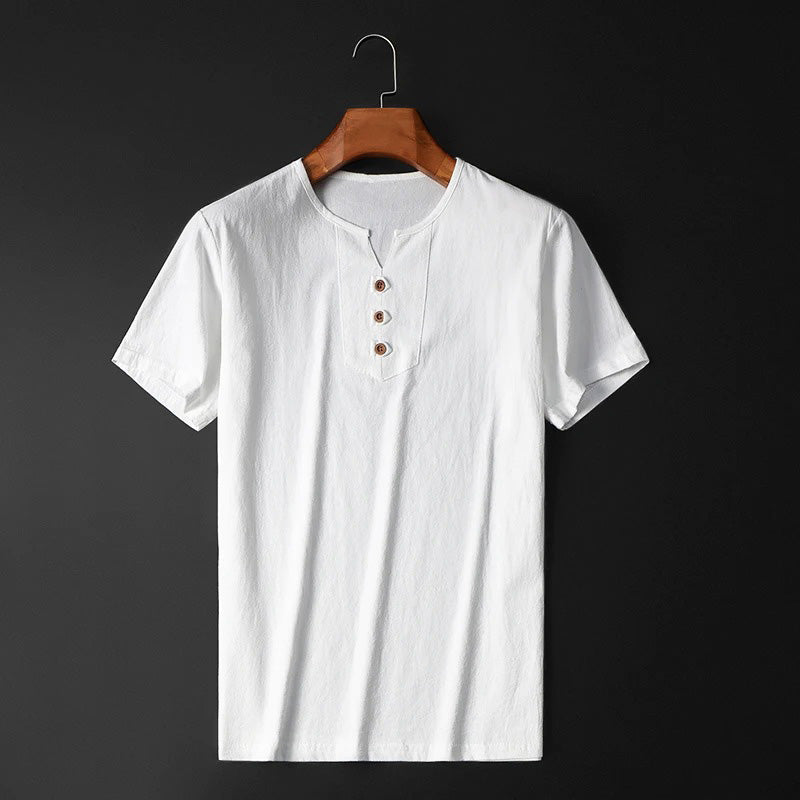 Komfortables Herren Freizeit T-Shirt, leicht und atmungsaktiv. Ideales Kurzarmshirt mit lockerer Passform für den Alltag.