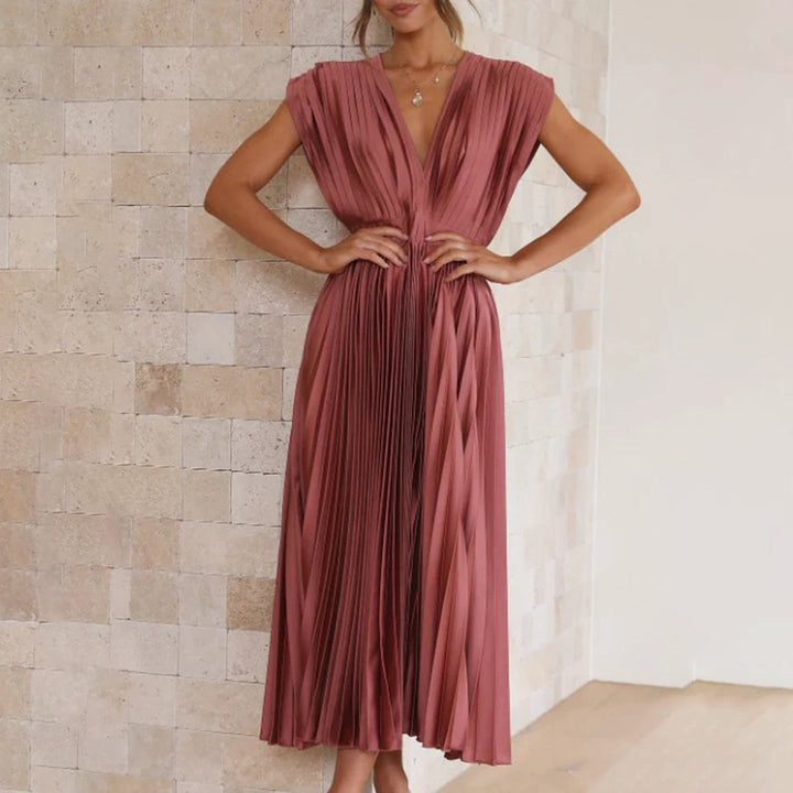 Festliches Damen Cocktailkleid, elegant & bequem. Ideal für stilvolle Herbst- und Winterevents.