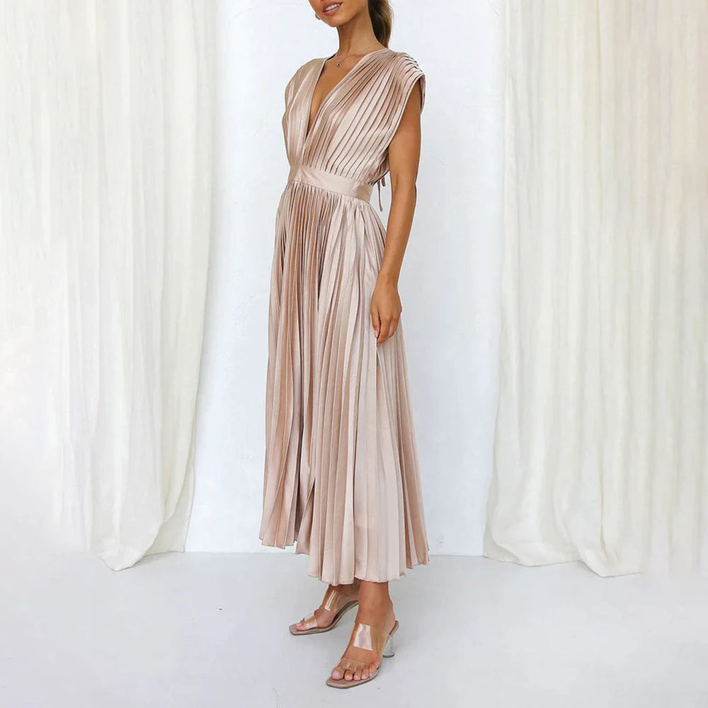 Festliches Damen Abendkleid, zeitlos elegant und komfortabel, perfekt für Partys & Events.