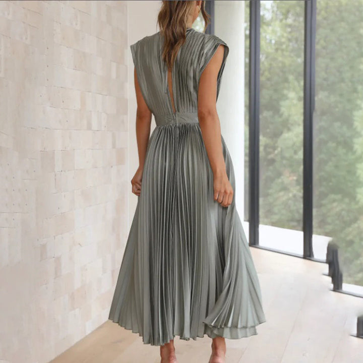 Stilvolles Damen Abendkleid, bequem & festlich. Perfekt für formelle Anlässe im Herbst/Winter.
