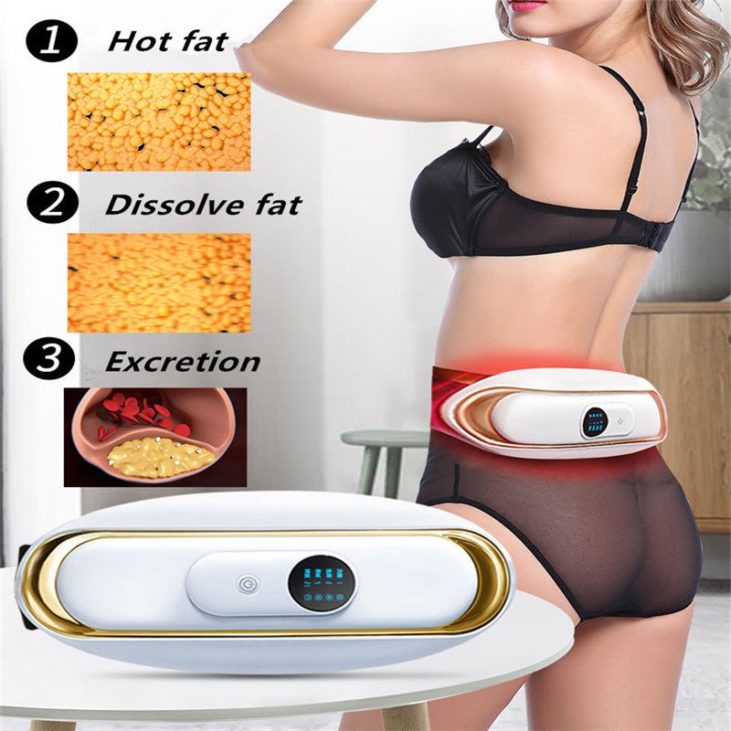 Vibrationsgürtel für Bauch & Taille: Unisex Massagegerät zur Fettreduktion und Muskelstimulation.