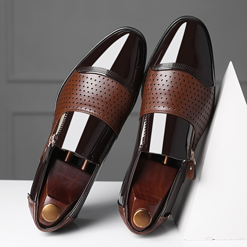 Stilvolle braune Herren Loafers, perfekt für festliche Anlässe & elegante Abendgarderobe.
