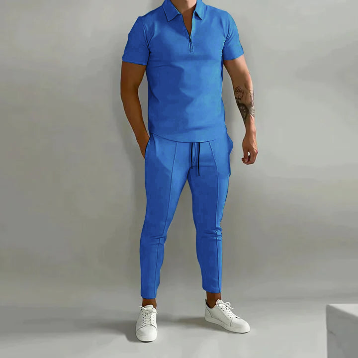 Nahaufnahme des hochwertigen Leinenstoffs vom Herren Hemd "Adrian", Details der Webart sichtbar.