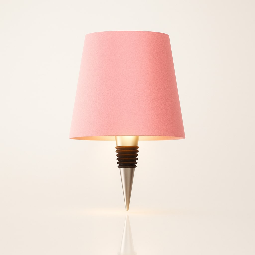 Elegante LED Flaschenlampe mit Akku; schafft eine gemütliche Beleuchtung.