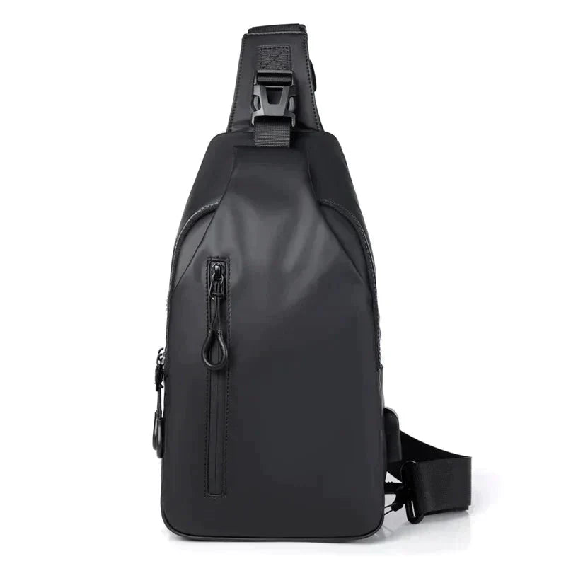 Verstellbare Herren Crossbody-Schultertasche, perfekt als Reise- oder Alltagstasche für Unterwegs, geräumiges Hauptfach.