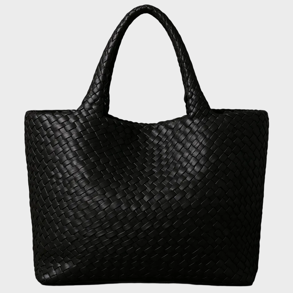 Stilvolle geflochtene Damen Tasche: Hochwertige Leder Handtasche, vielseitig für Alltag & besondere Anlässe.