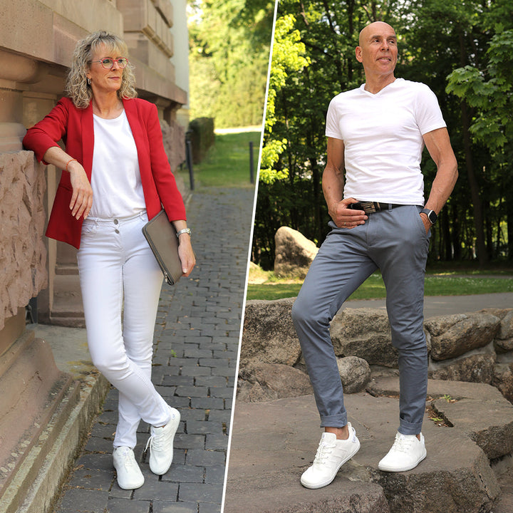 Ergonomie: Ergonomischer Herren Barfußsneaker, unterstützt natürliche Fußbewegung & Haltung.
