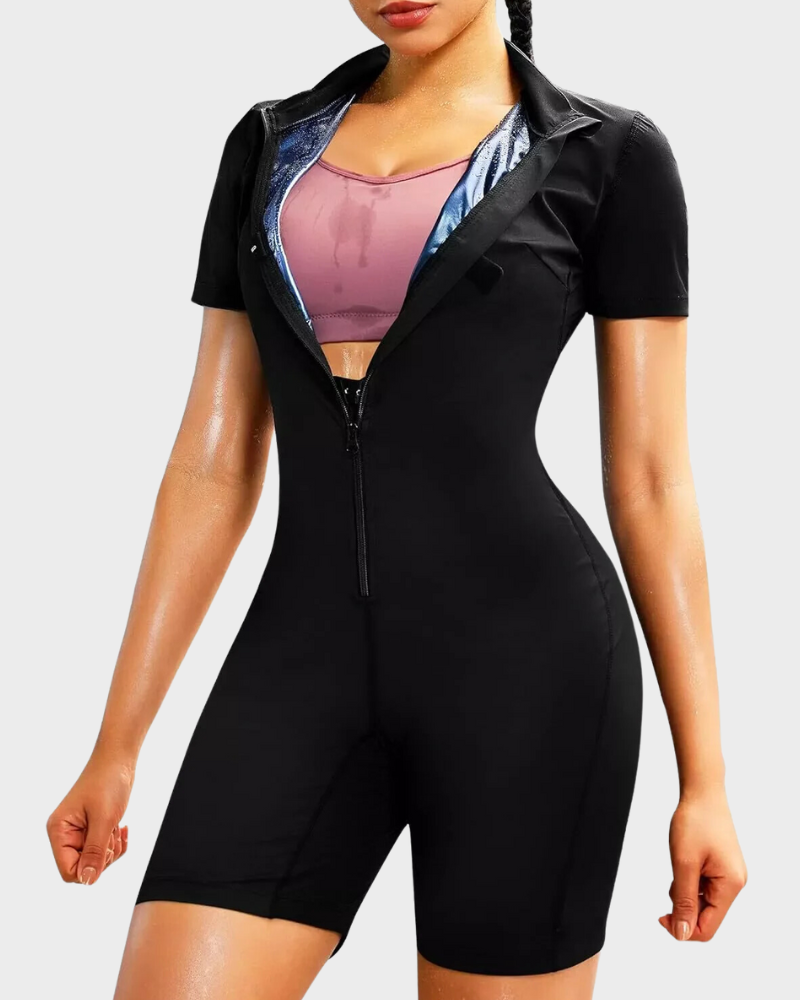 Damen Celina Saunaanzug aus Neopren, Ganzkörper Shaper für Sport & Fitness. Unterstützt Entgiftung.