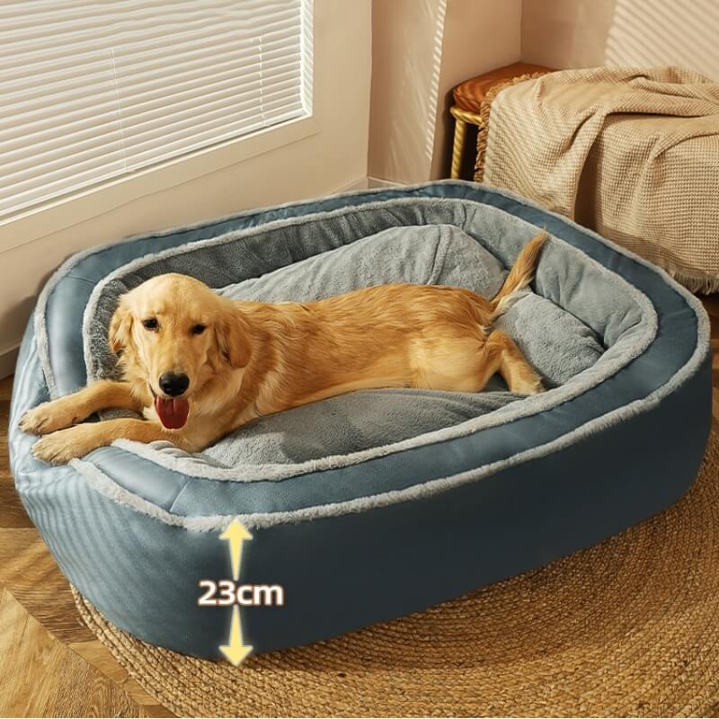 Vielseitiges orthopädisches Hundebett als gemütlicher Hundeschlafplatz für kleine, mittlere & große Hunde.