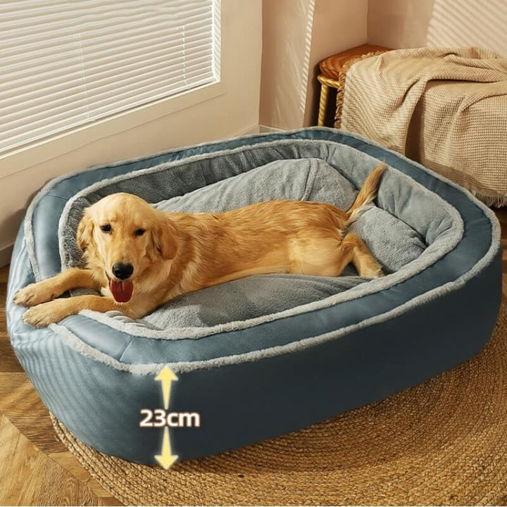 Vielseitiges orthopädisches Hundebett als gemütlicher Hundeschlafplatz für kleine, mittlere & große Hunde.