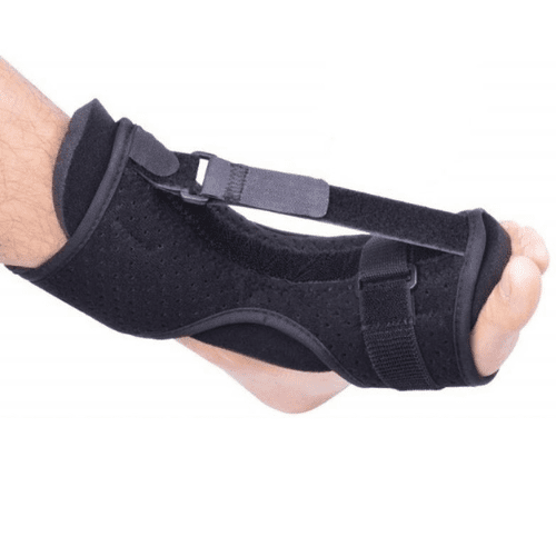 Komfortable orthopädische Nachtschiene für Plantarfasziitis. Unterstützt Fuß & Achillessehne, lindert Fersenschmerzen.