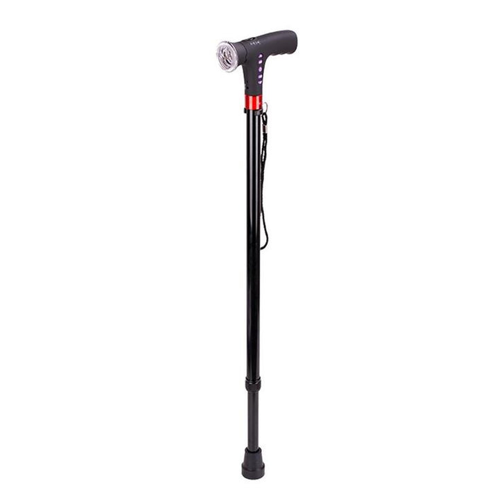 Sportliche Nordic-Walking-Stöcke mit heller LED-Funktion, verstellbar & leicht. Perfekt für Outdoor, Wandern & Fitness.