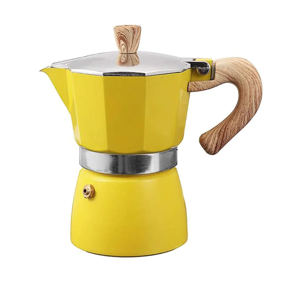 Genießen Sie aromatischen Espresso mit diesem klassischen und mobilen Aluminium Perkolator.