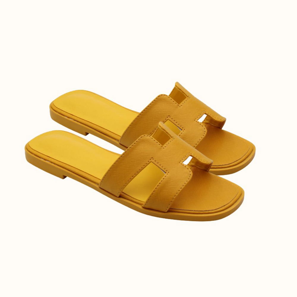 TrendySoft Modische Sandalen: Bequeme Damenschuhe mit H-Profil, ideal für sommerliche Eleganz.
