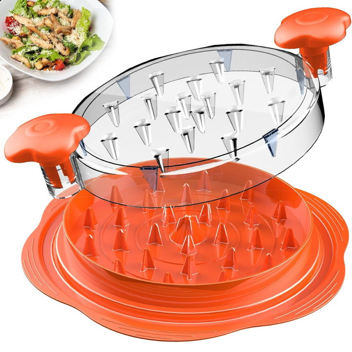 Küchenhelfer: Fleischzerkleinerer zum mühelosen Zerkleinern von Hühnchen für Grill & Ofengerichte.