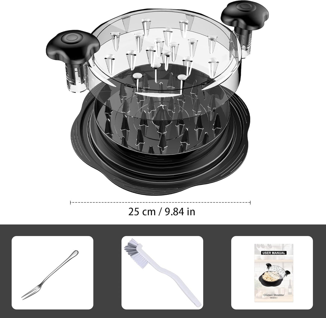 Robuster Fleischzerkleinerer: Ergonomisch geformt, ideal zum mühelosen Zerkleinern von Fleisch.