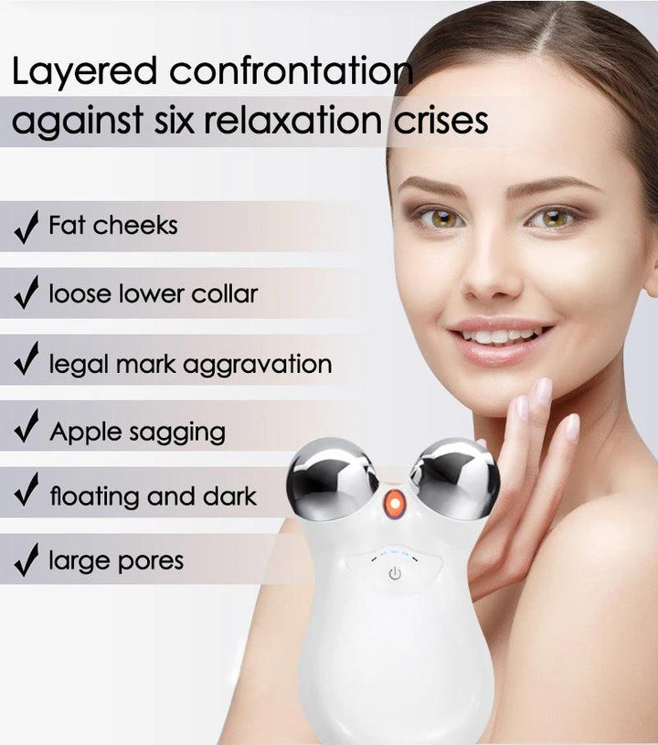 Mikrostrom-Massager für sichtbare Hautstraffung, Elastizität und vitalen Anti-Aging-Glow.