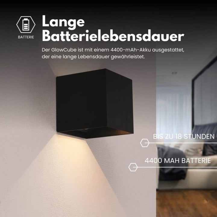 Flexible kabellose LED Wandleuchte mit Akku, einfach anzubringen, perfekt als Zusatzlicht überall.