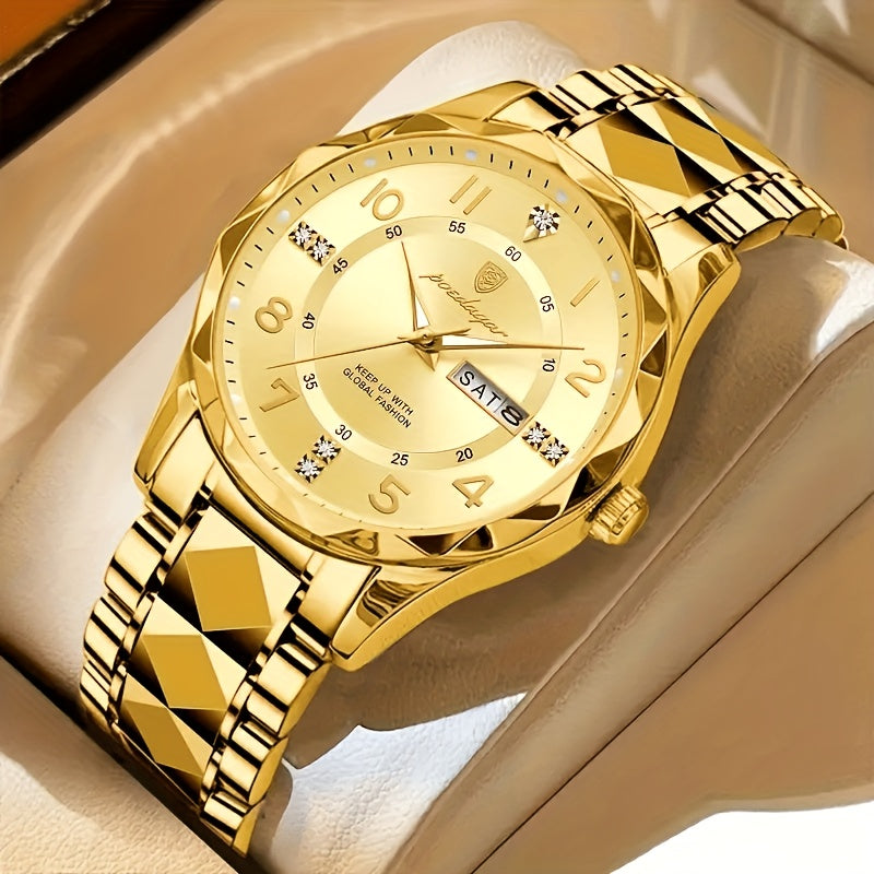Zeitgemäße Herren Armbanduhr, multifunktional & wasserdicht, als unverzichtbares Accessoire.