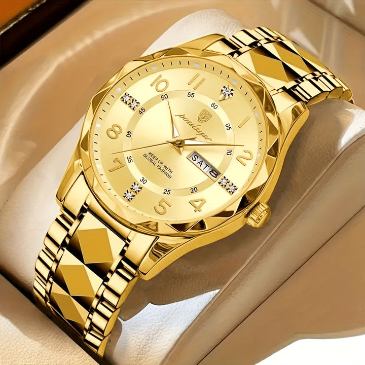 Zeitgemäße Herren Armbanduhr, multifunktional & wasserdicht, als unverzichtbares Accessoire.