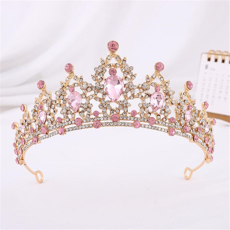Funkelndes Haar-Accessoire für besondere Anlässe; Strass-Krone, ideal für Geburtstage & Hochzeiten.