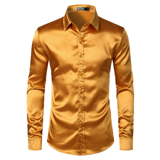 Modernes Frühlingshemd: Stilvolles Langarm-Herrenhemd in Slim Fit; bequem & perfekt für jede Gelegenheit.
