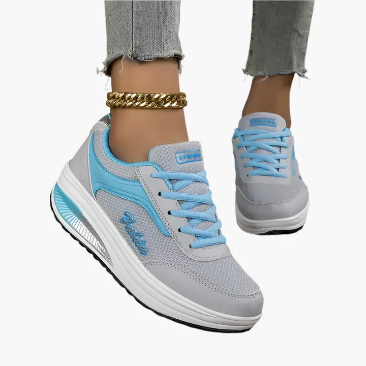 Fashion Damen Sportschuhe, bequem & modern. Diese sportlich-eleganten Sneaker sind perfekt für den urbanen Alltag.