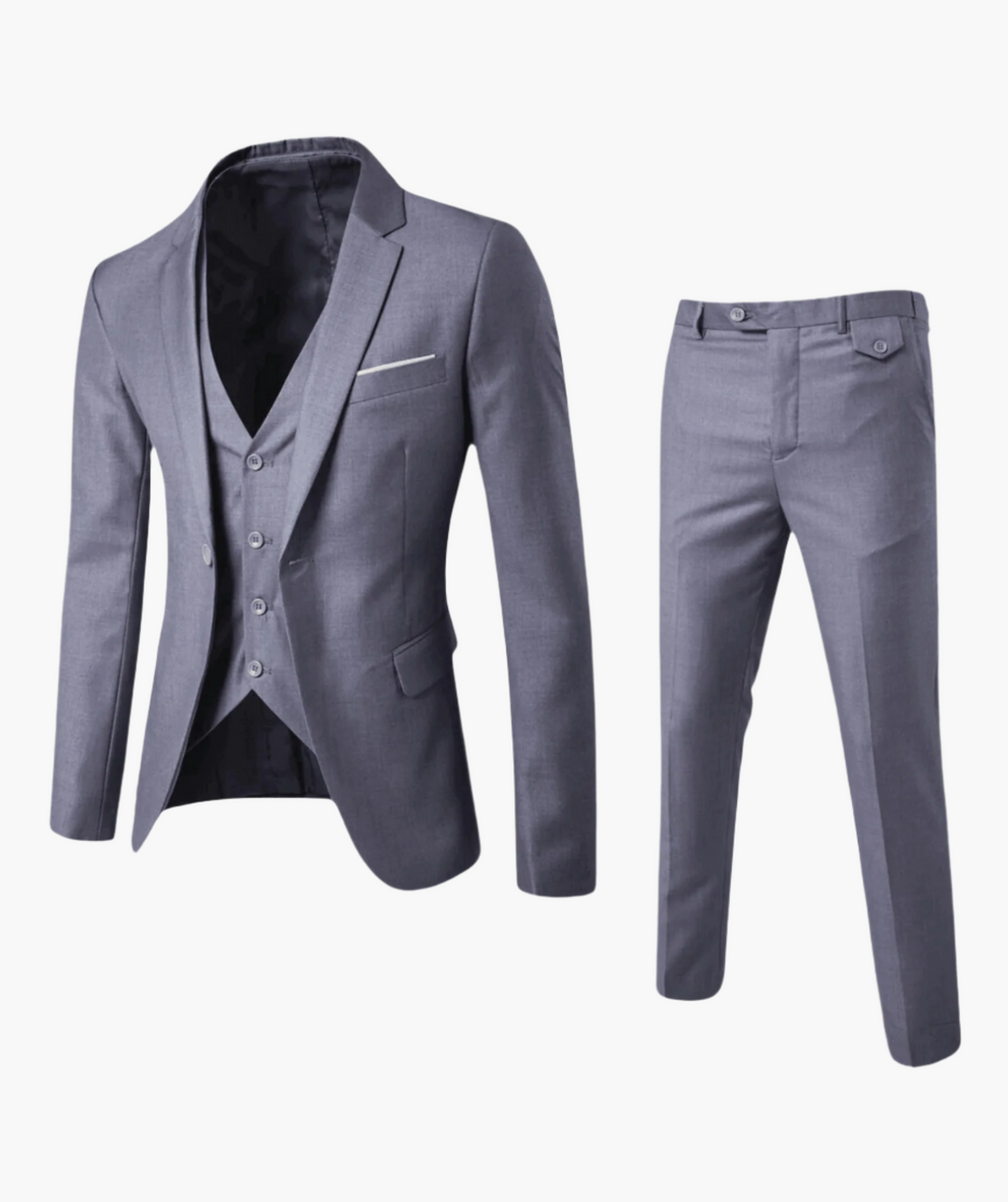 Klassischer Herren Sakko des Dreiteilers. Ideal als Business Anzug oder Hochzeit Anzug. Eleganz pur.