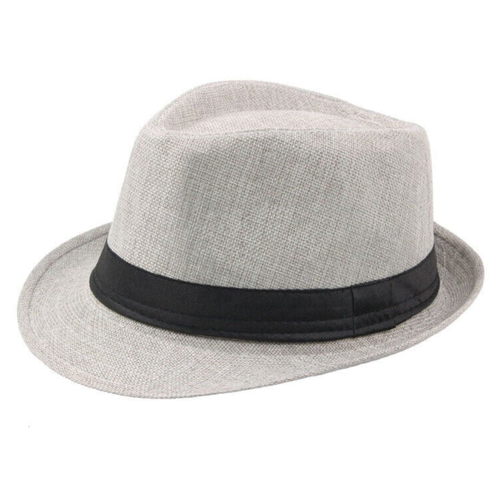 Modischer Unisex Jazzhut mit klassischem Fedora-Design. Vielseitiges, elegantes Accessoire für jede Jahreszeit.