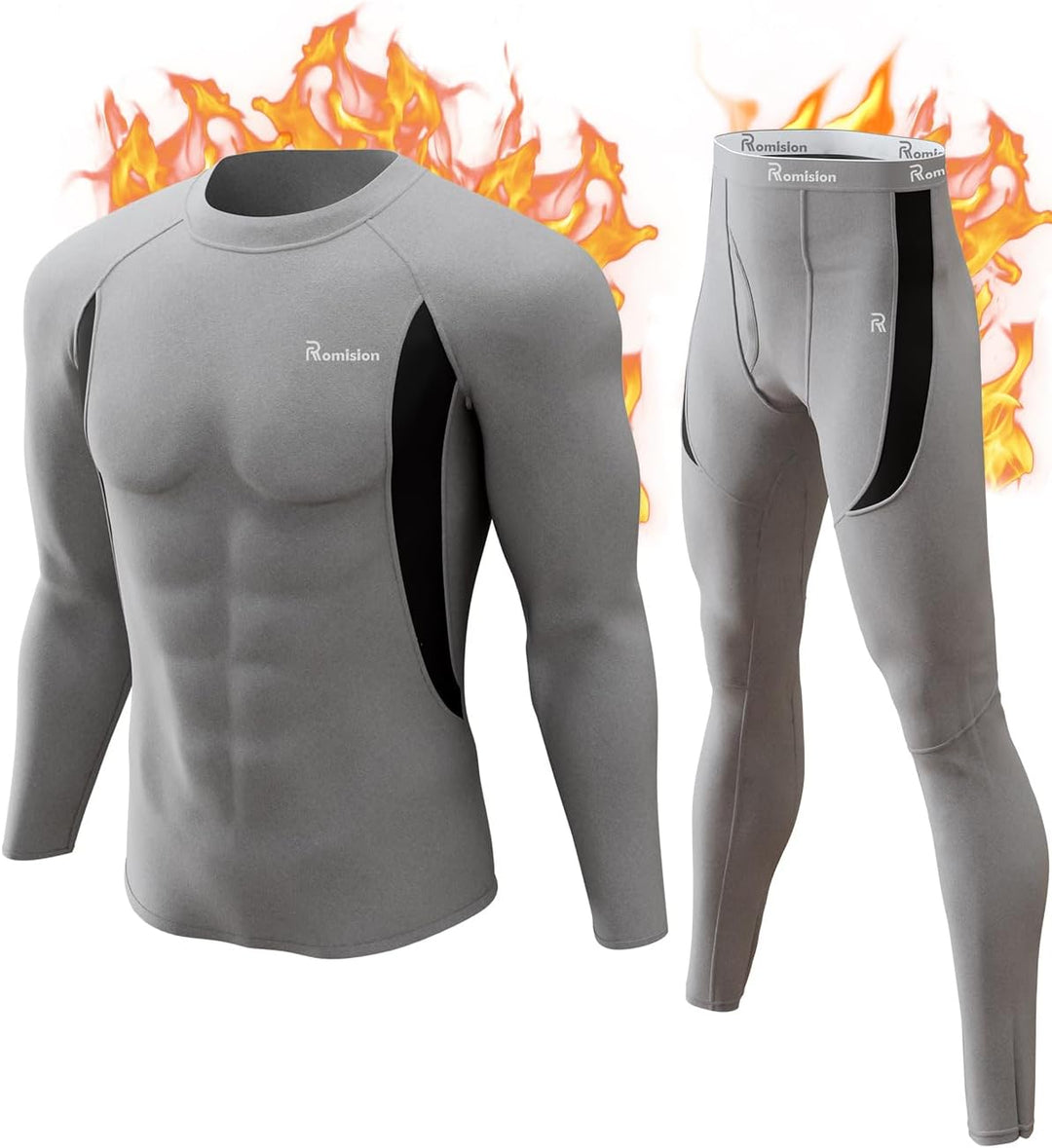 Herren Thermounterwäsche-Hose, isolierend, dehnbar, perfekt für Laufen und Outdoor bei Kälte.