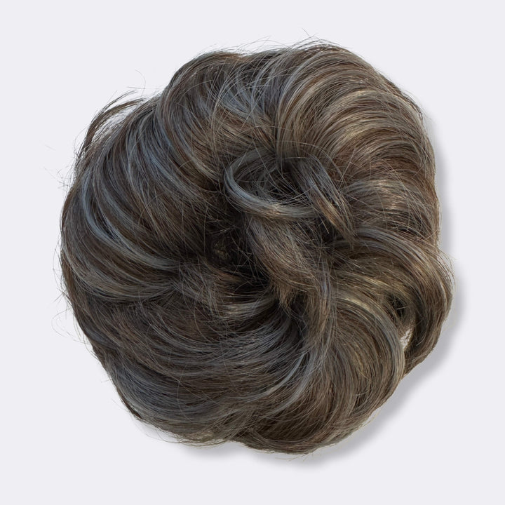 Scrunchie Haarverlängerung BunPop, Damen-Haarteil für voluminöse Dutts, schnelles Styling.